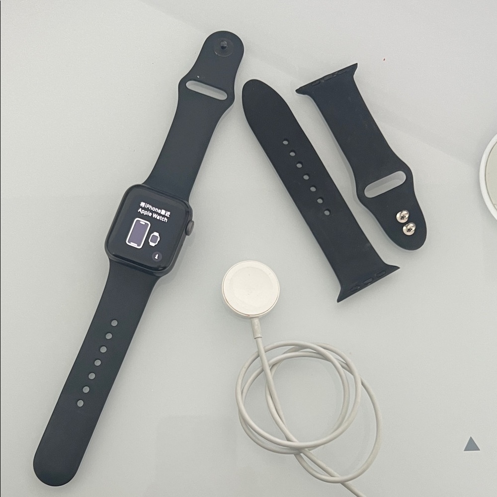 Apple Smartwatch with Black Band
